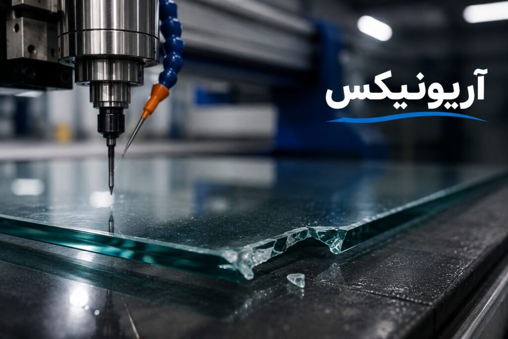 شکست شیشه هنگام برش
